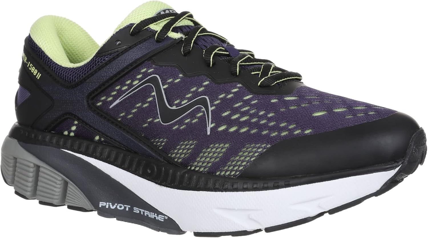 MBT MTR-1500 II LACE UP Herren Sportschuhe. Anatomische und Bequeme Laufschuhe. Physiologisches Schuhwerk für Komfort und Stabilität mit gebogener Sohle. Lauf-Sneakers