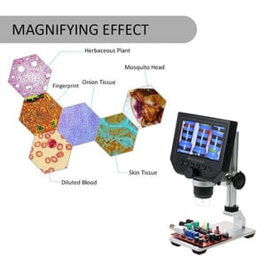 600X Microscope – High Magnification, Portable Lab-Grade Microscope
