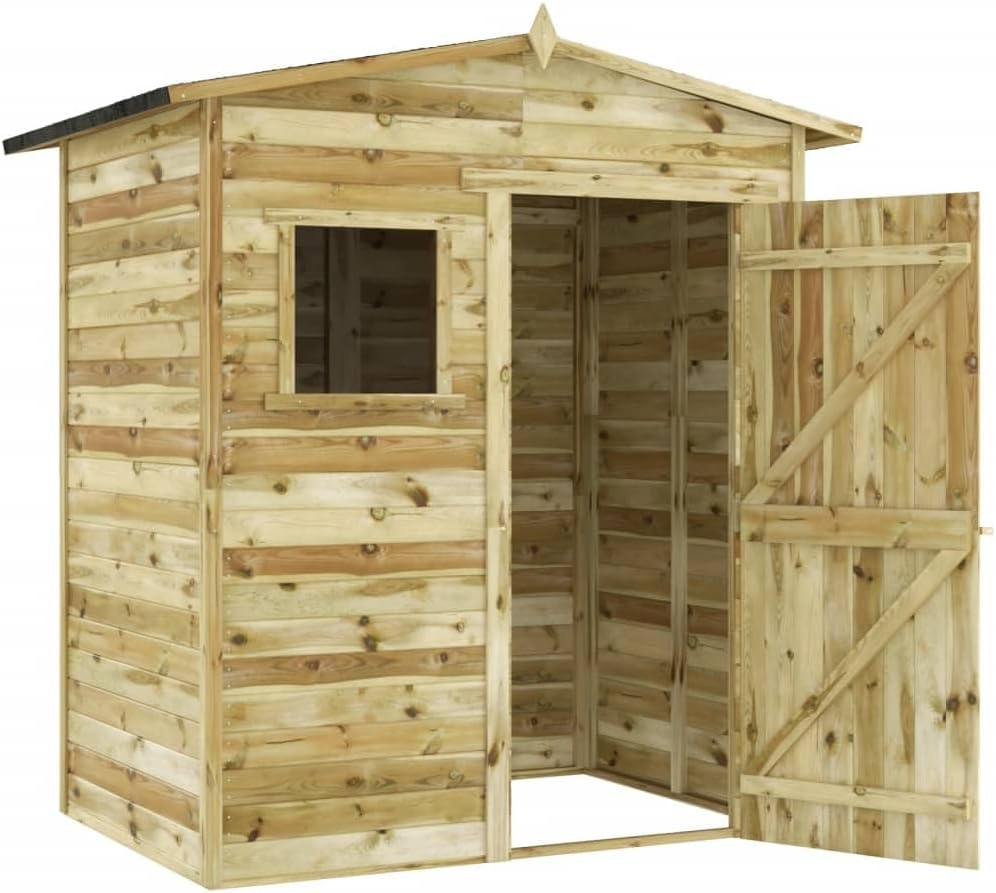 Gartenhaus Schuppen, Tool Shed Garden Shed, Storage Shed, Wooden Garden, 1,5 x 2 m Kiefernholz Imprägniert
