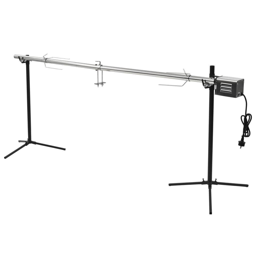 Automatyczny grill z silnikiem ze stali nierdzewnej 207x45x81 cm Vidaxl