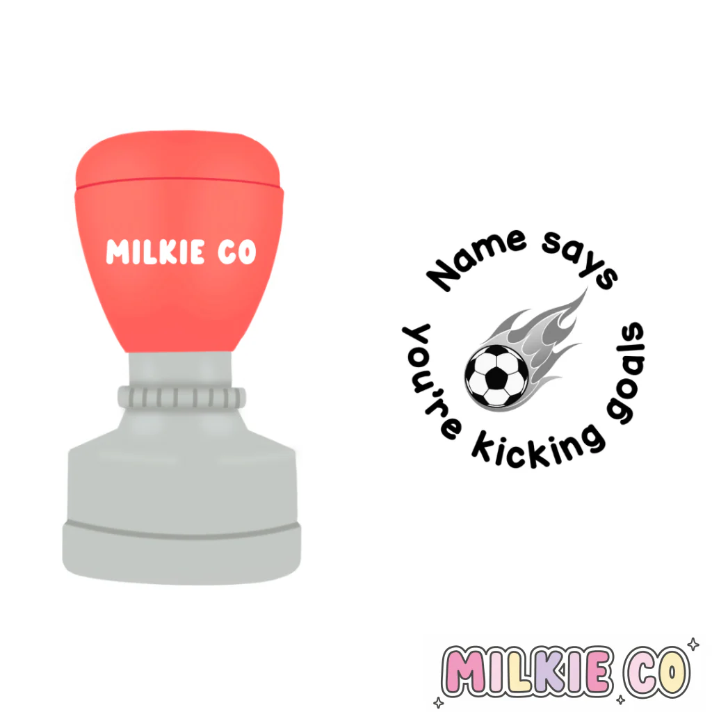 'You're kicking goals' Stamp