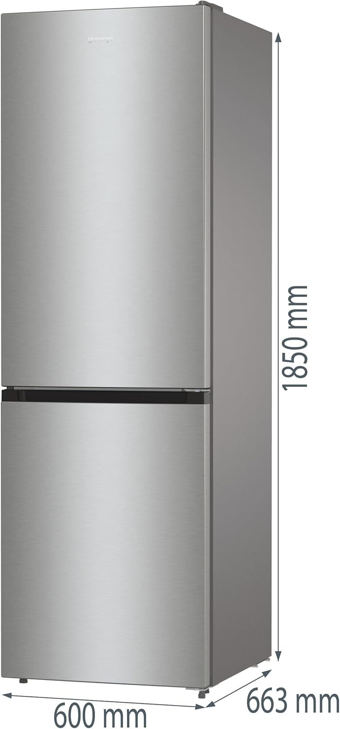 Gorenje Kühl- Gefrierkombination NRC619BSXL4, 326 Liter, Energieklasse B, ConvertZeroZone, ConvertActive, CrispZone, LED Light, No Frost Plus