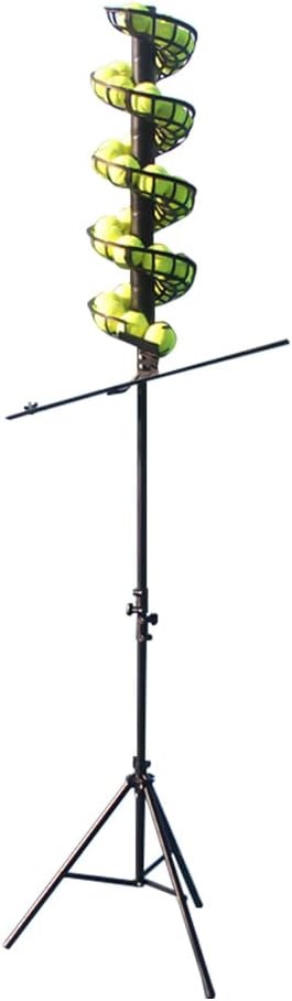 Tennisball-Dropping-Maschine, Tennisball-Futterstation, leichte Tennis-Serviermaschine, 33 Bälle