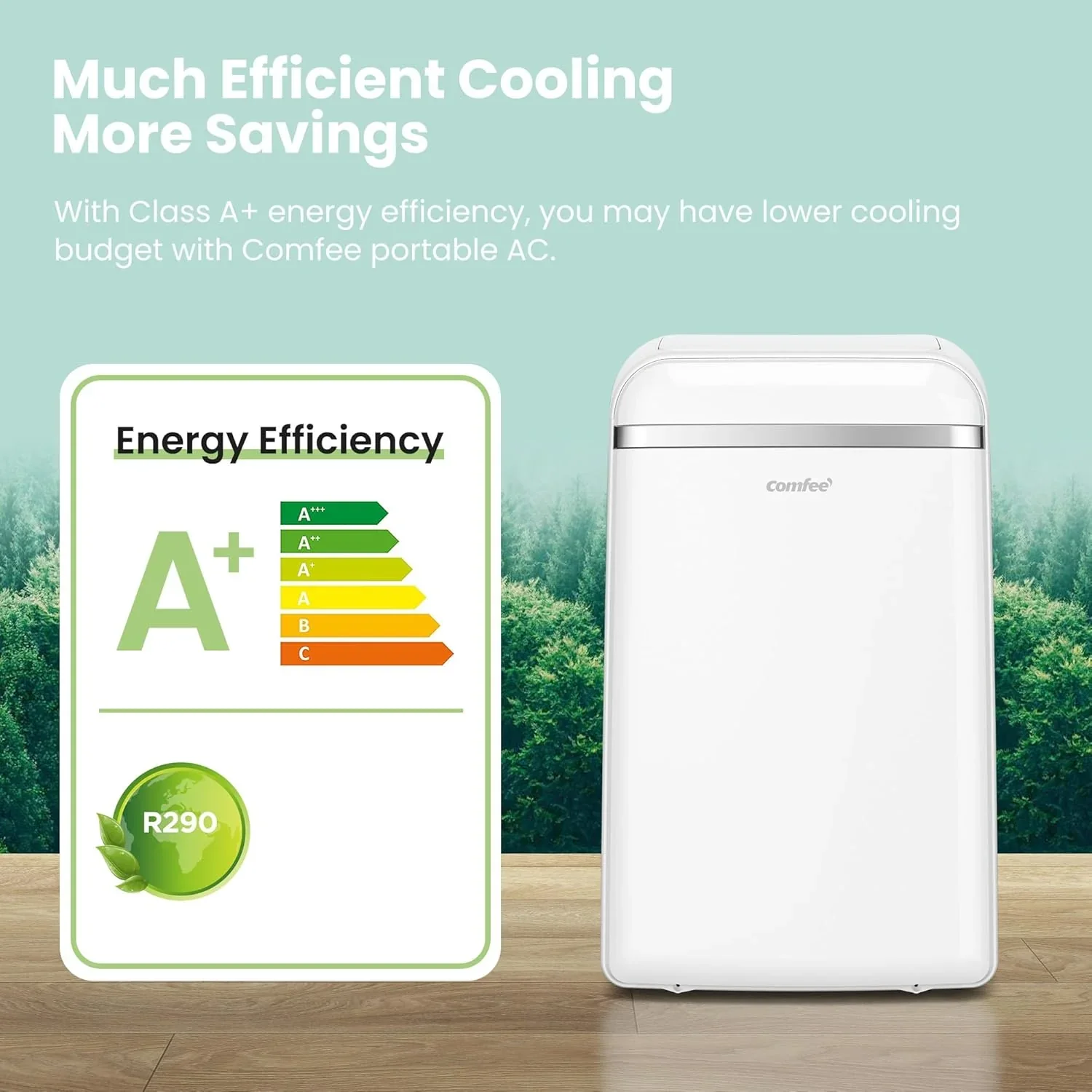Comfee Mobiles Klimagert Easy Cool 2.0, 7000 BTU 2,0kW, K��hlen&Ventilieren&Entfeuchten, Raumgre bis 68m(25�O), APP-Steuerung/Alexa/Google Home/IFTTT, Mobile Klimaanlage mit Abluftschlauch