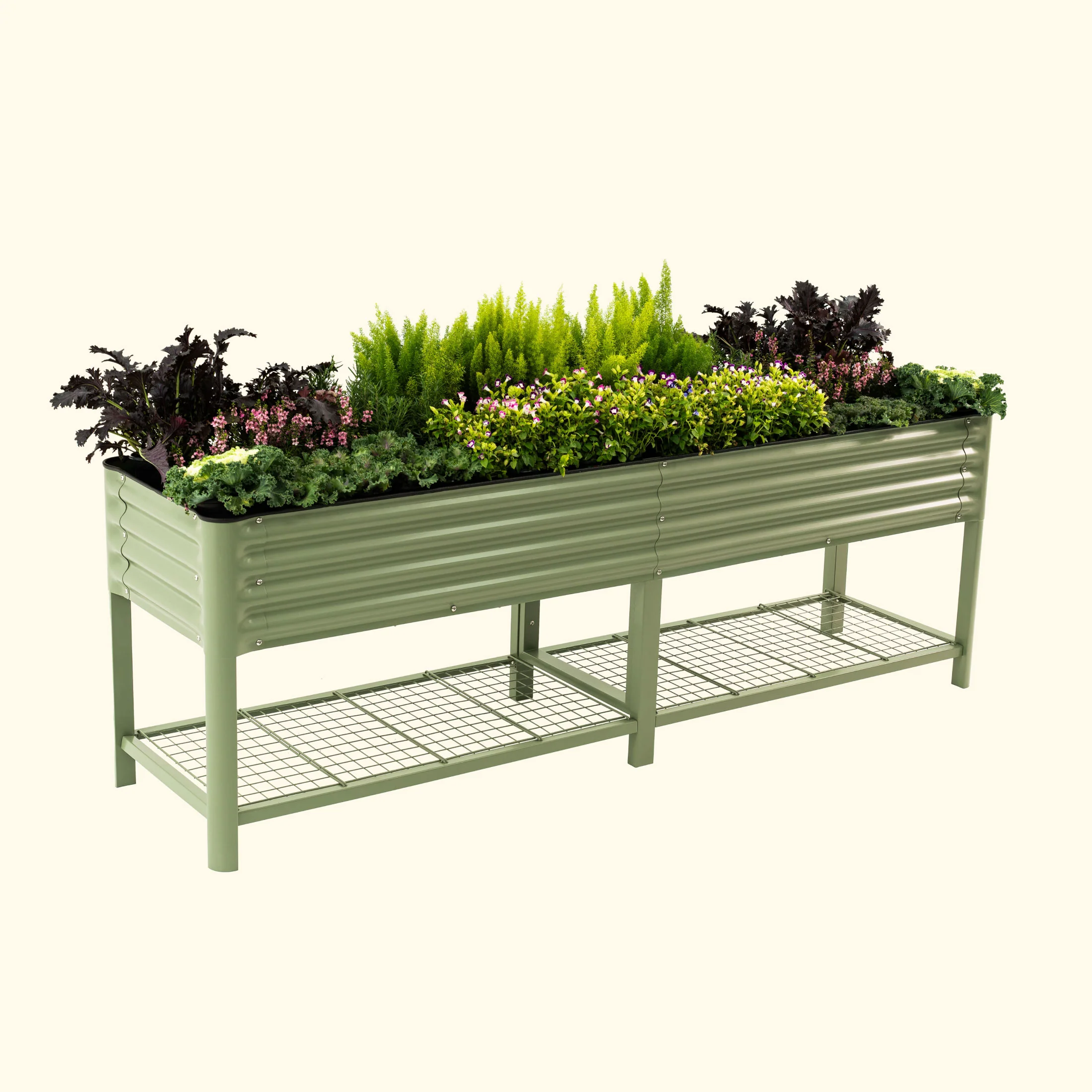 Verhoogde tuinbak �C V-serie 2' x 8'
