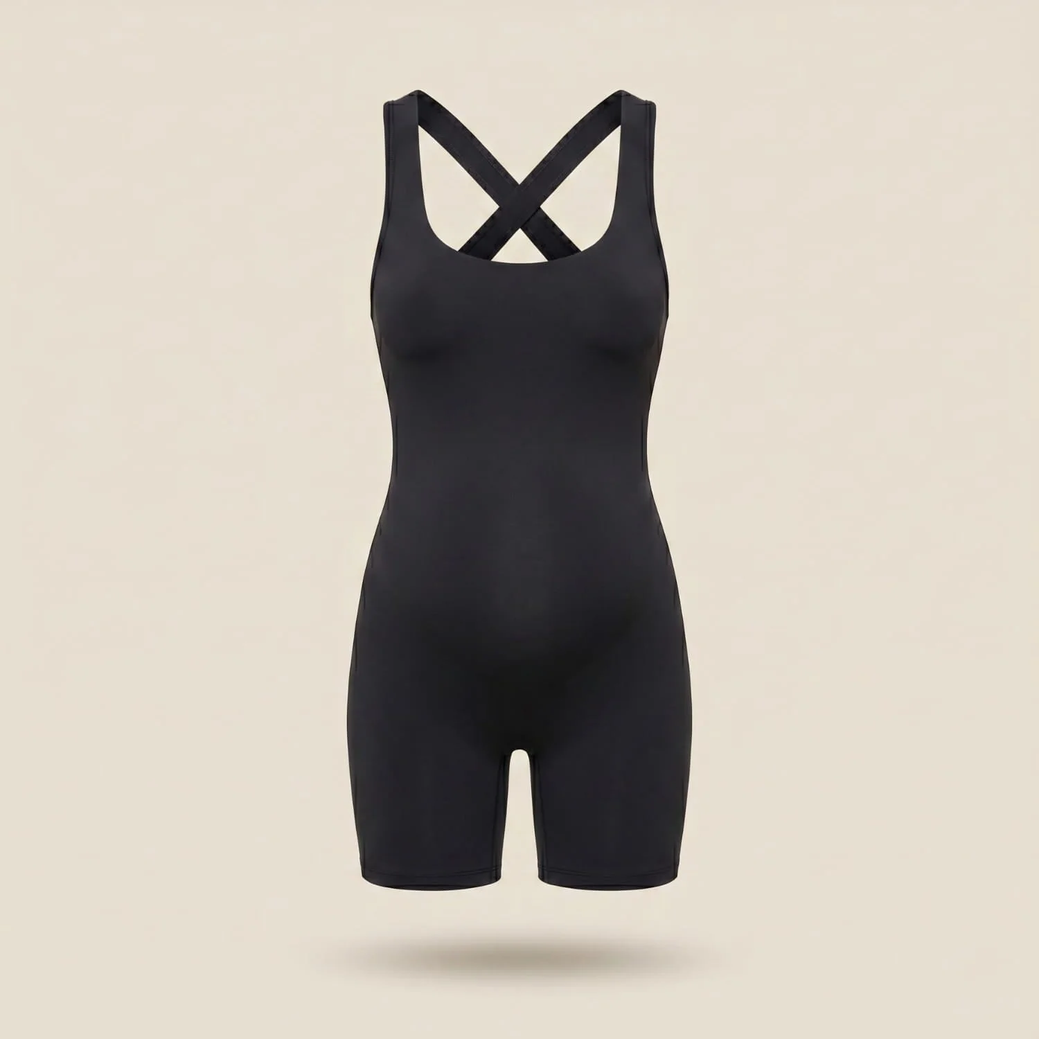 Umstands-Jumpsuit kurz | Kurzer Overall f��r Schwangere aus elastischem Stoff | Bequemer Sommer Einteiler f��r die Schwangerschaft