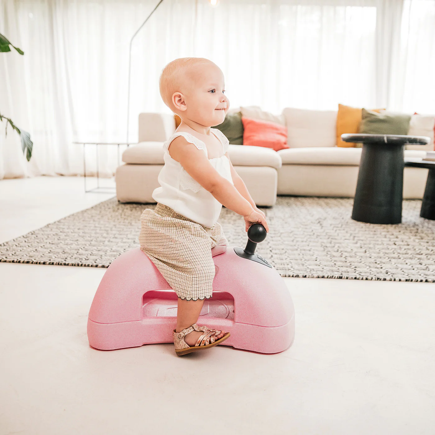 2025 Scoot and Ride My First 3-in-1 Babywalker & Glijder in Roze