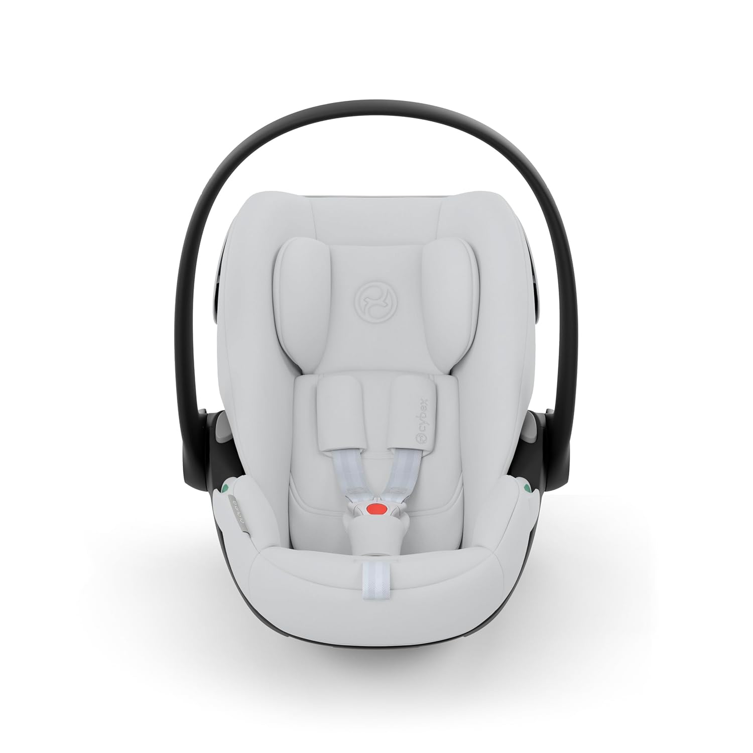CYBEX Gold Babyschale Cloud G i-Size Comfort, Inkl. Neugeboreneneinlage, Ab Geburt bis ca. 24 Monate, Für Kinder ab 40 cm bis 87 cm, Max. 13 kg, Moon Black