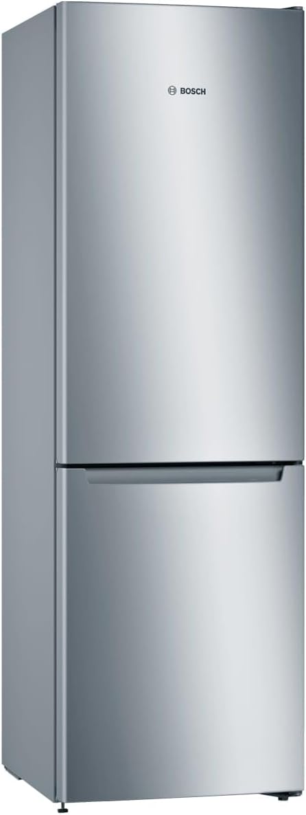Bosch KGN33NLEB Serie 2 Kühl-Gefrier-Kombination, 176 x 60 cm, 192 L Kühlen & 87 L Gefrieren, NoFrost nie wieder abtauen, LED-Beleuchtung gleichmäßige Ausleuchtung
