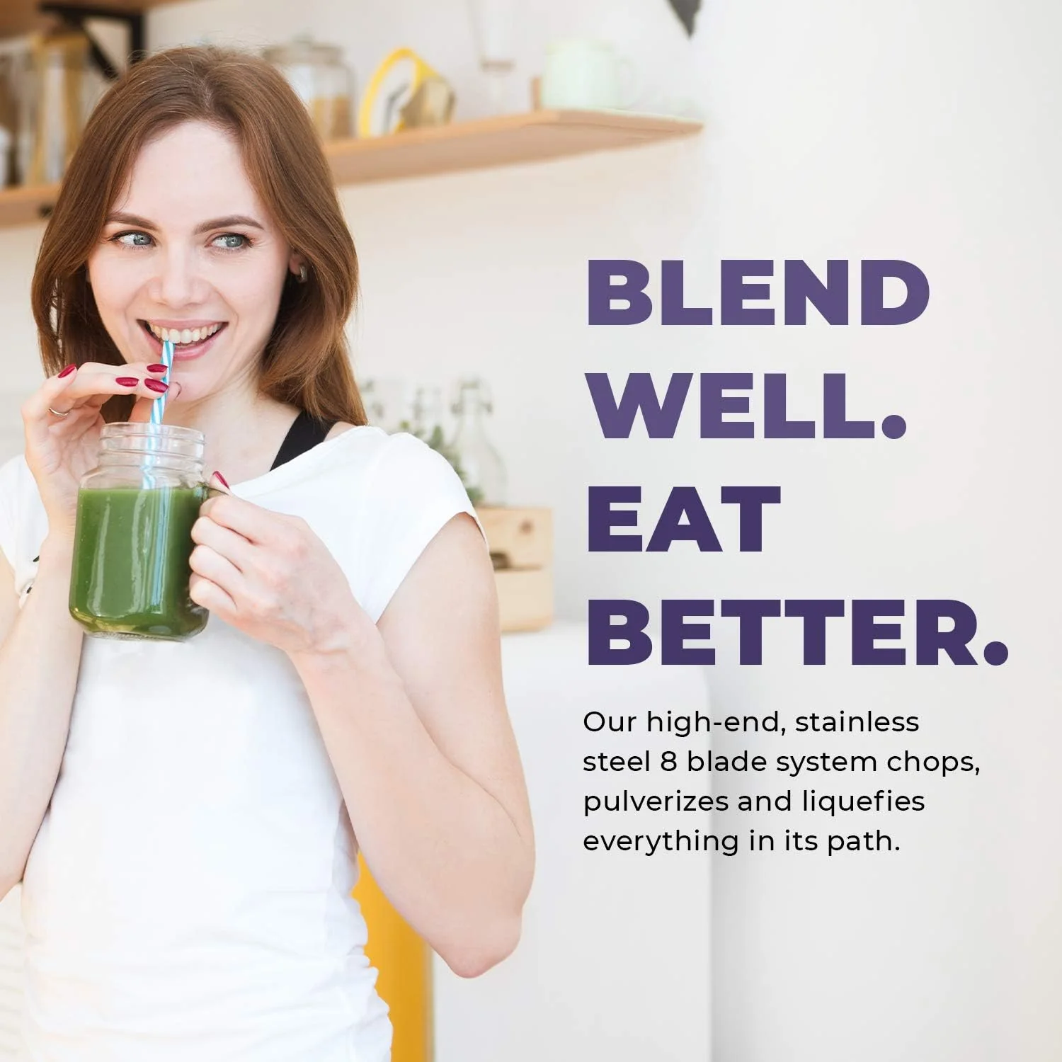 Cleanblend Commercial Blender with 5-Year Full Warranty - 1800W. 3HP. 64oz High-Performance Professional Countertop Blender with Stainless Steel Blades