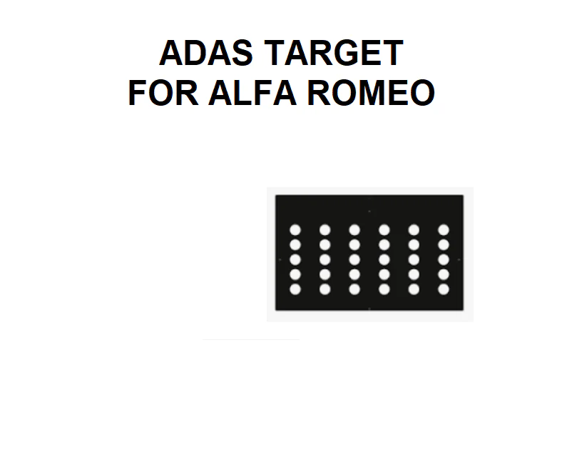 Alfa Romeo ADAS calibration target board - DIGITAL PATTERN ONLY