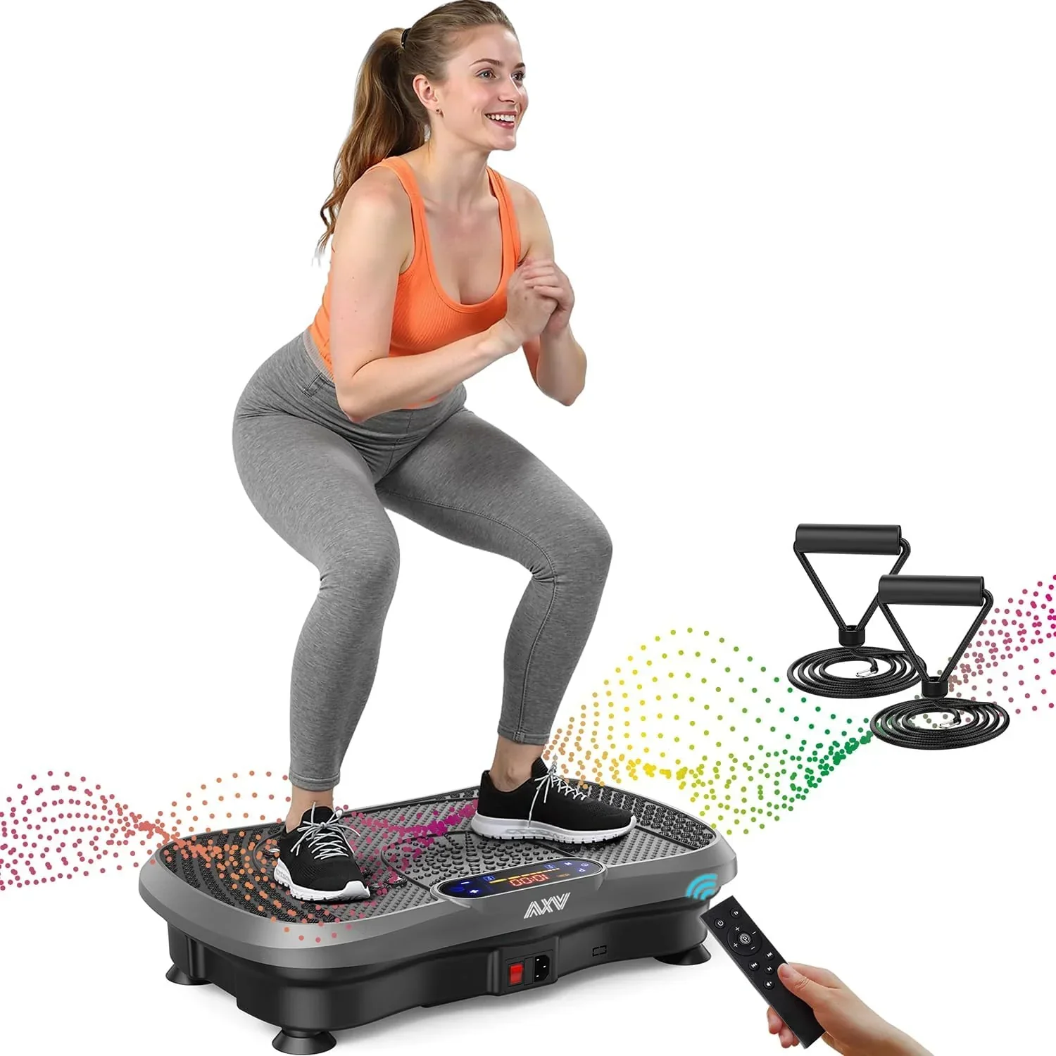 AXV Vibration Plate Fitness Platform Trainer Suitable for men and women to lose weight
