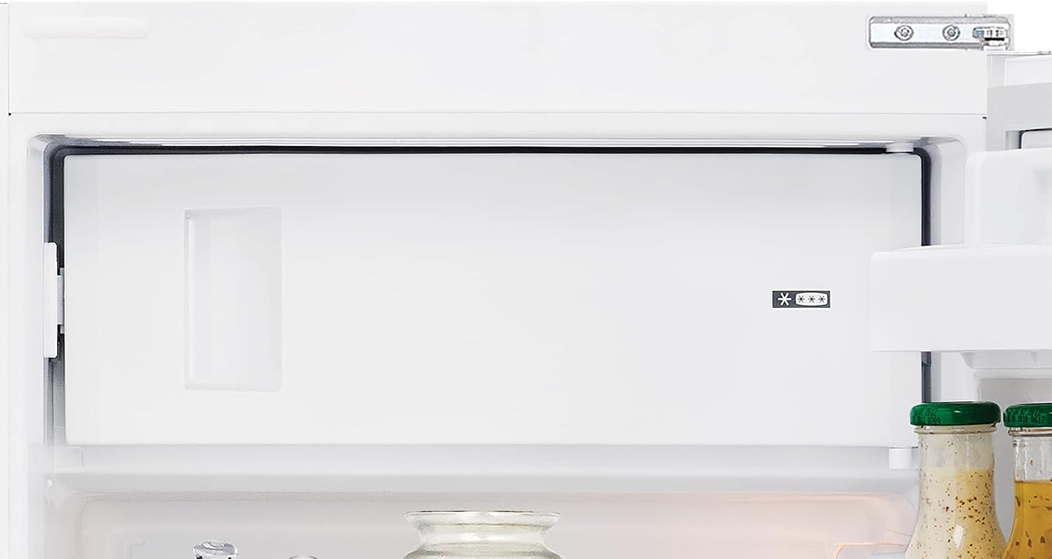 Beko B1754N -Integrierbarer Kühlschrank mit 4-Sterne-Gefrierfach/Schlepptürtechnik/Nische: 88 cm/35 dB
