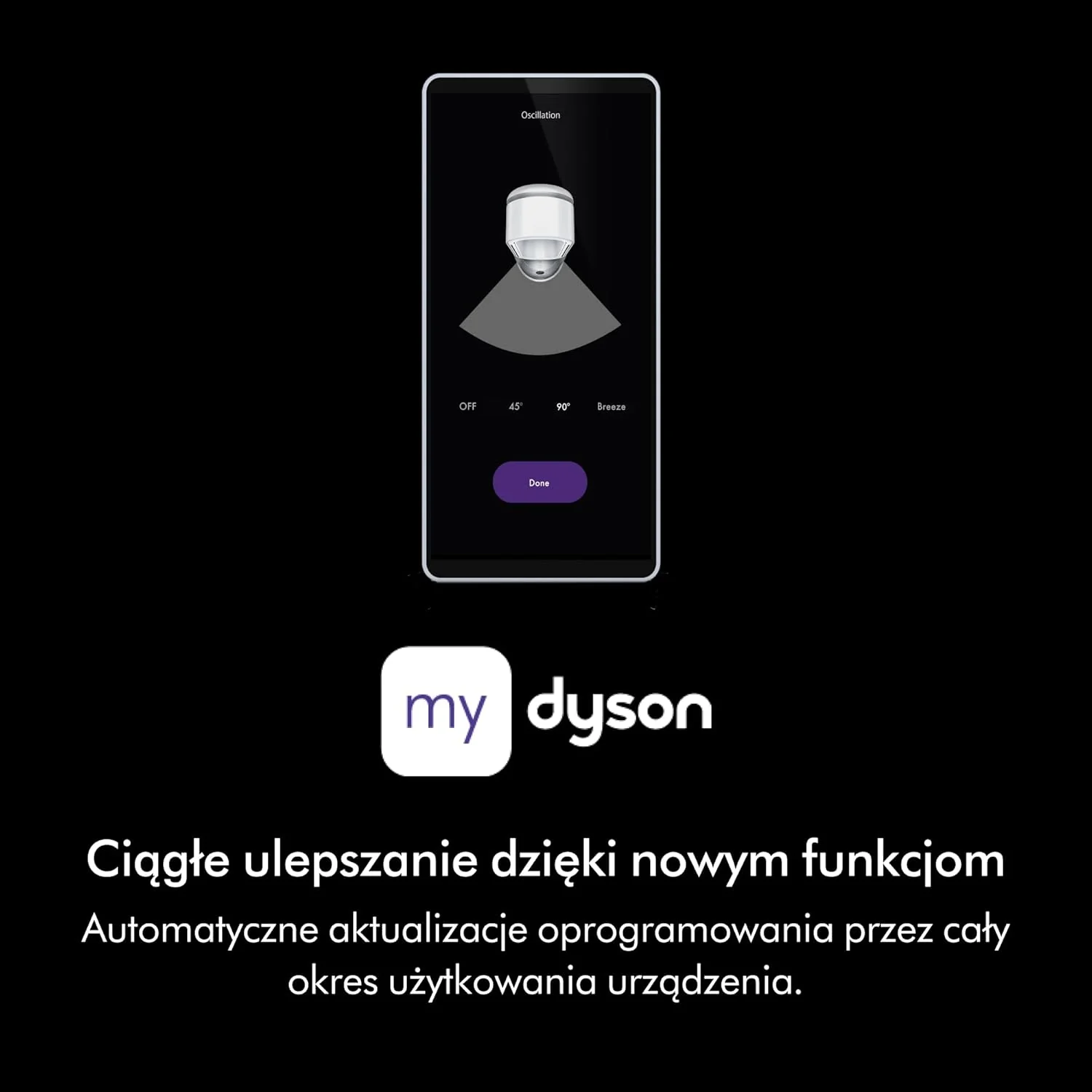 Dyson Purifier Cool PC1 chłodzący oczyszczacz powietrza o dużej mocy (Biały/Biały)