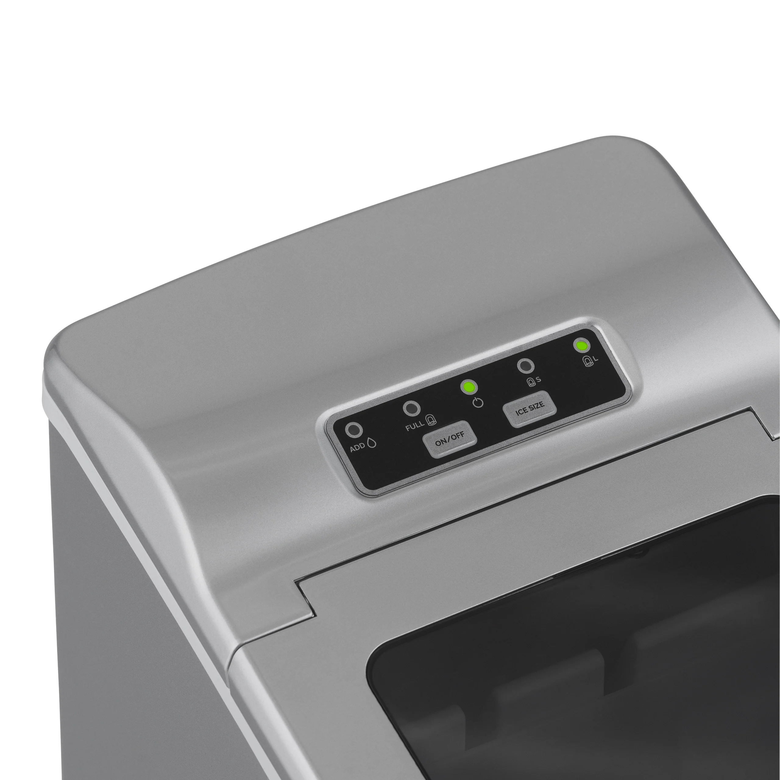 2025 Newair? IJsblokjesmachine voor het aanrecht. Bullet Ice, 26 lbs/dag �C Mat Zwart