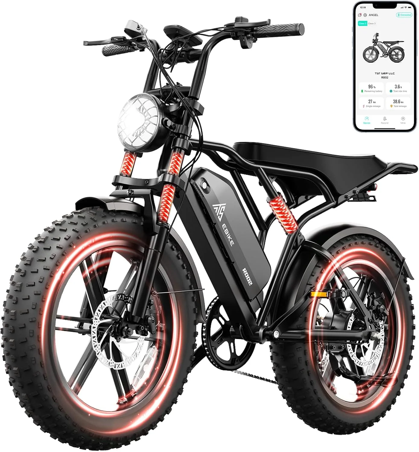 TST Electric Bike for Adults 1500W Peak 20
