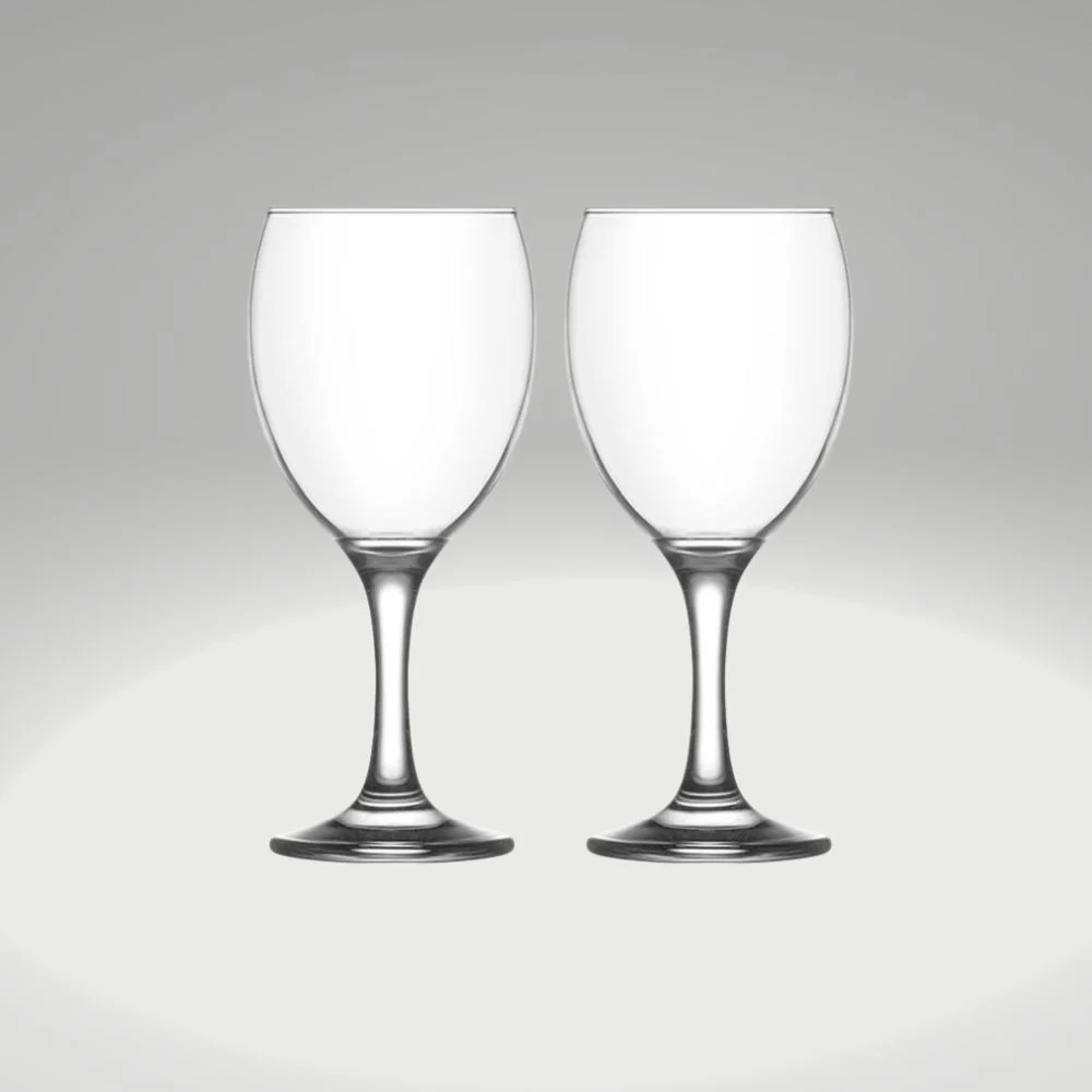 2 Lav Odin Empire Wine Glasses
