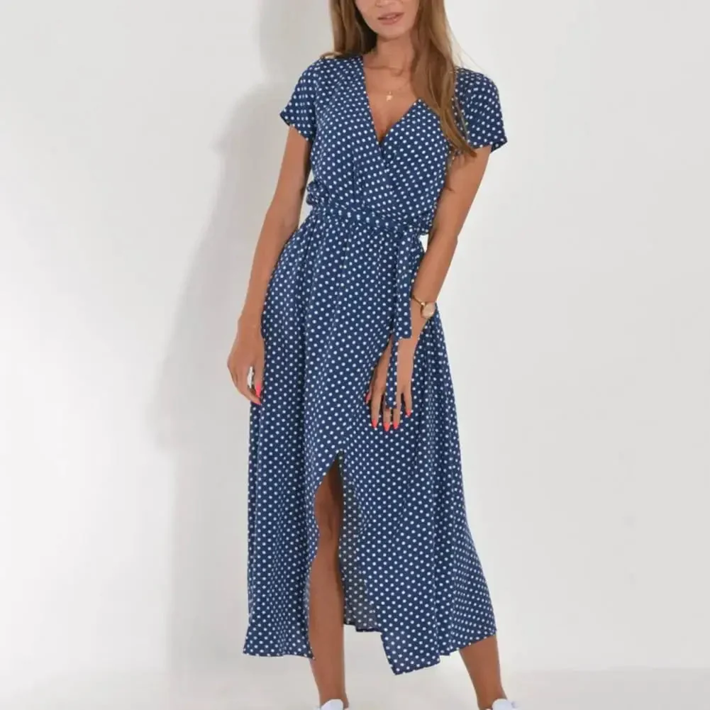 Wickelkleid mit Blumenmuster f��r Damen