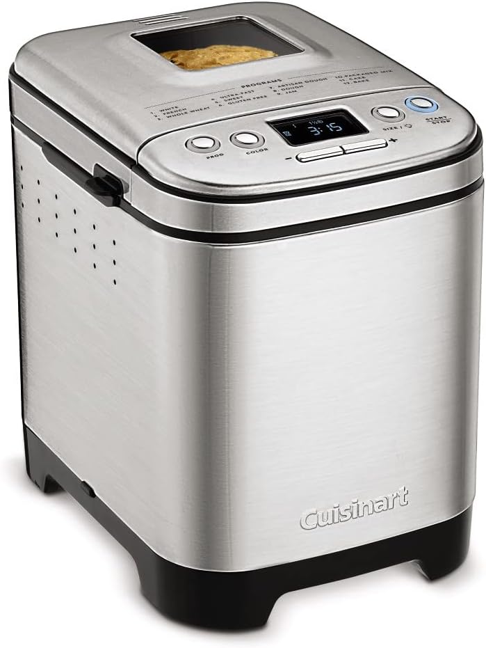 Cuisinart Bread Maker Machine. Compact and Automatic. Up to 2lb Loaves