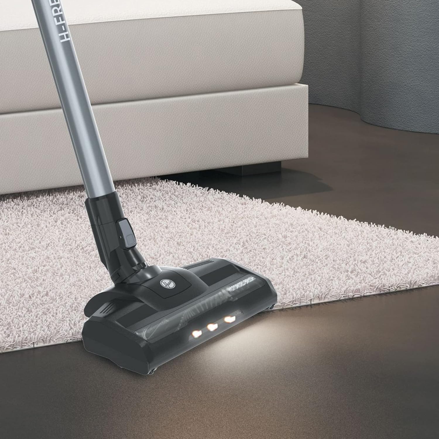 Hoover Accustofzuiger Dierenharen H-FREE 100 PETS zonder zak + dierenmondstuk I tot 40 min. gebruiksduur I snoerloze stofzuiger met LED, XL stofreservoir & parkeerstand I accustofzuiger met kierenzuiger & stofborstel