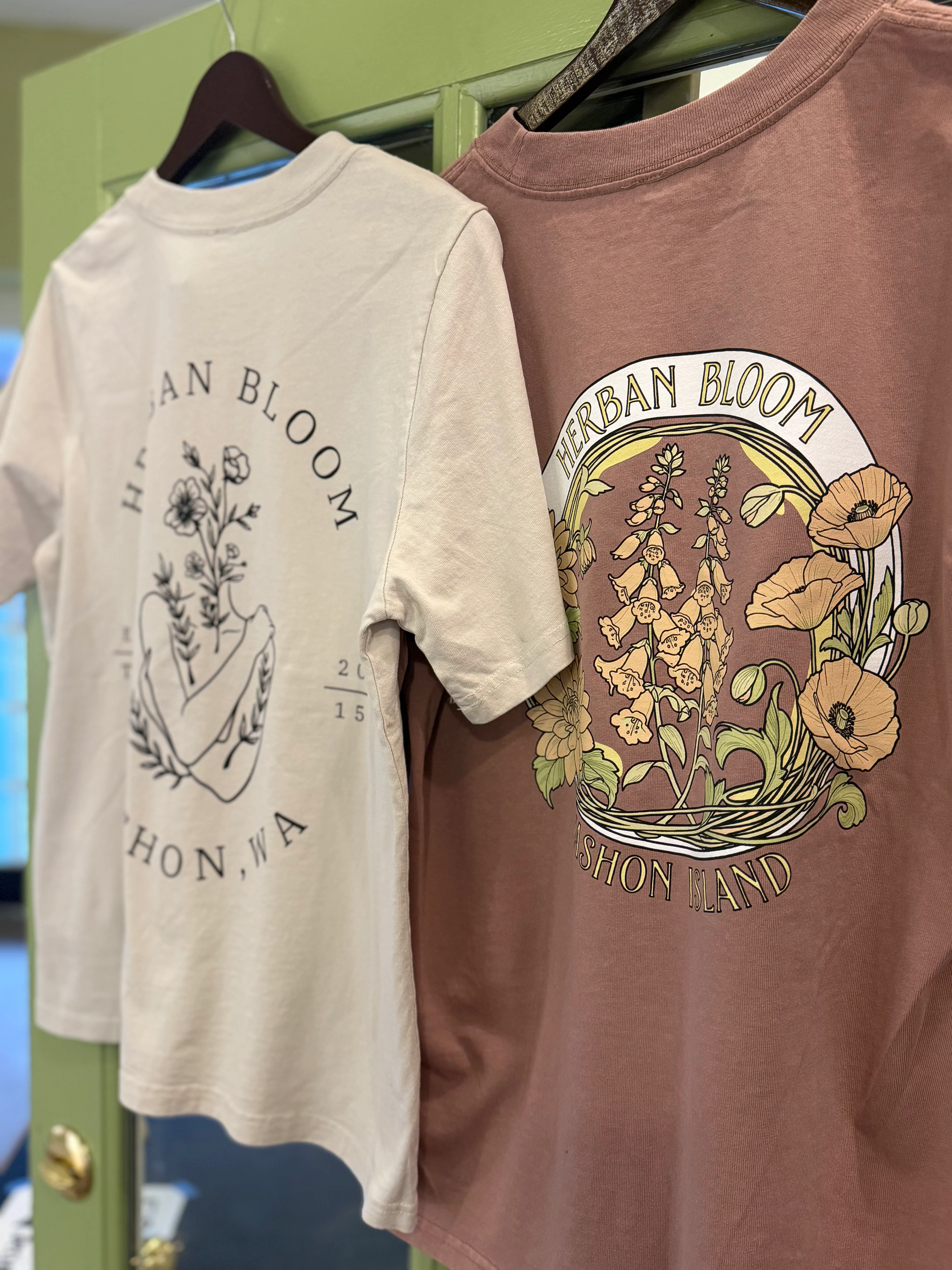 Herban Bloom Bloom Tee | Faded Bone