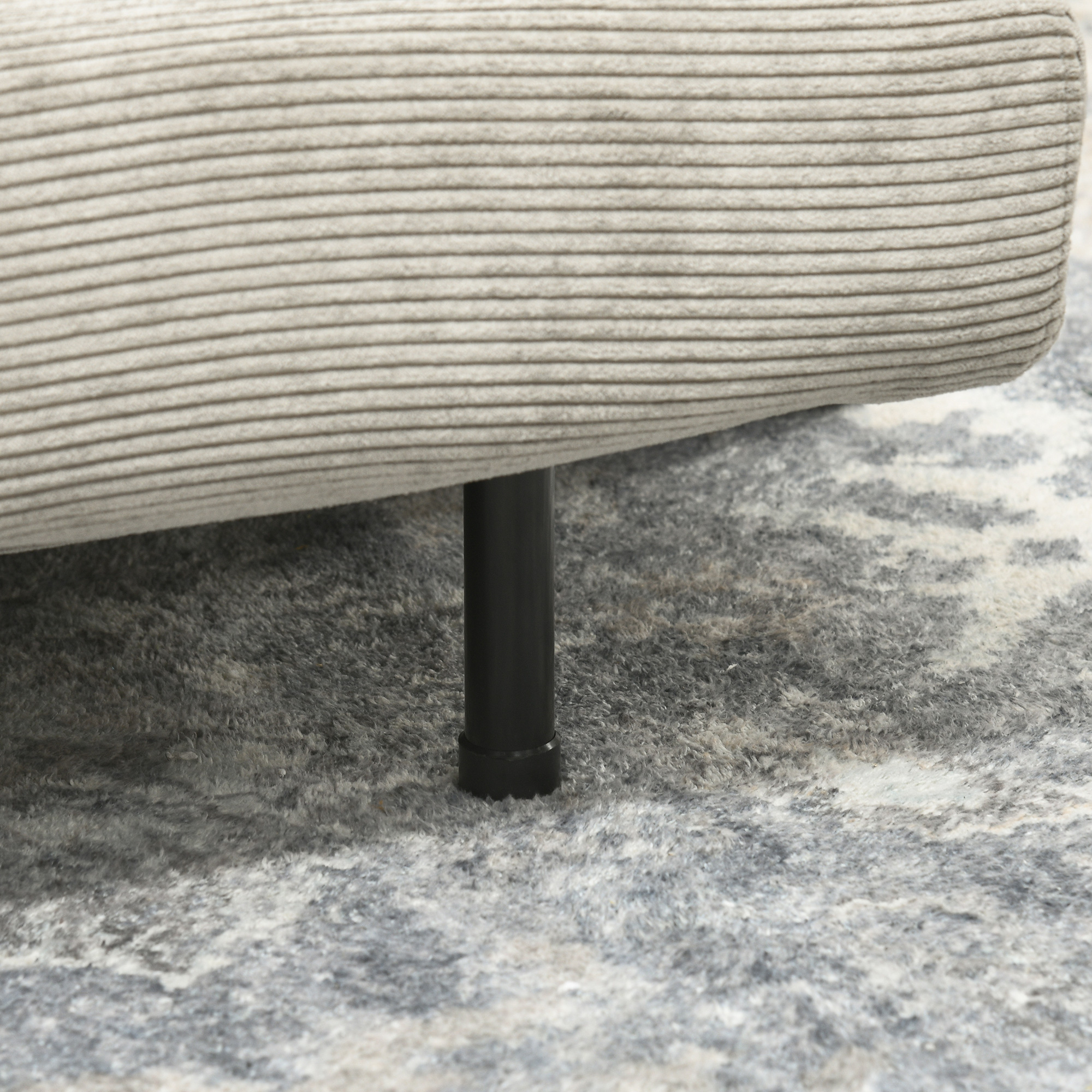 Slaapbank, Logeerbed, 3-standen Verstelbare Rugleuning, Linnenlook, tot 120 kg, 141 x 90 x 81 cm, Grijs