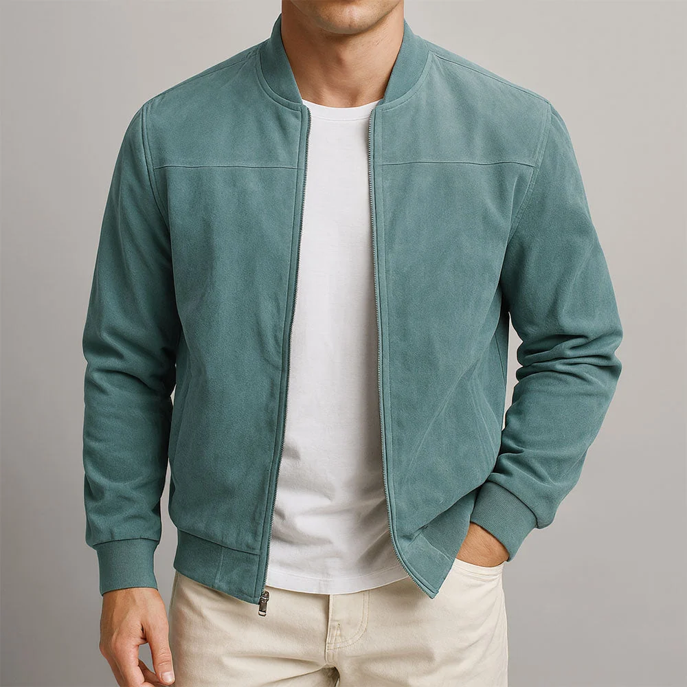 Herren-Wildlederjacke �C Zeitlose Eleganz und raffinierter Stil