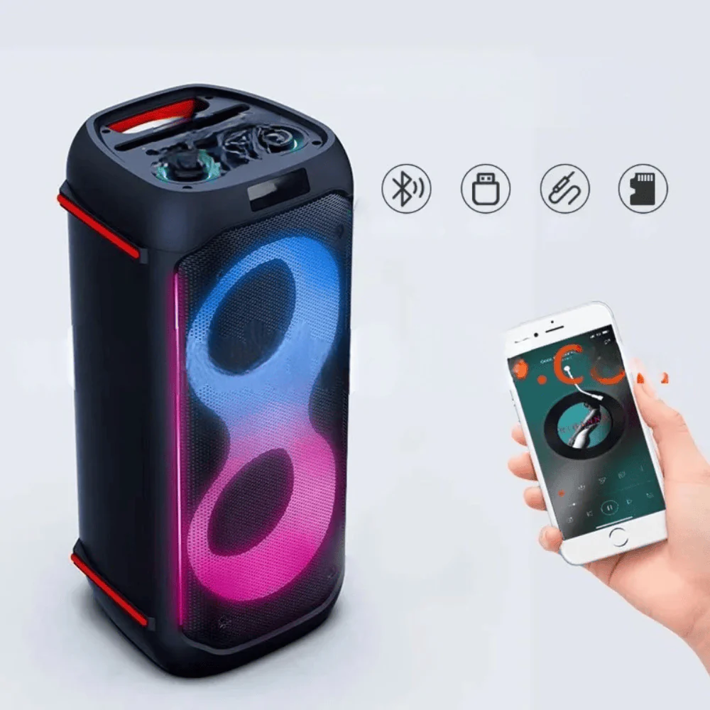 Dual Speaker Party Box | Powerful Party Box with Goosebump-Inducing Sound