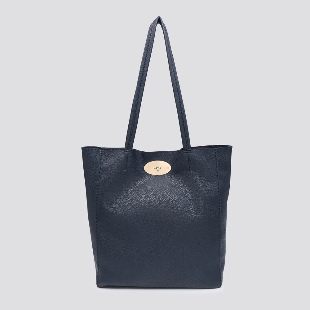Bella Classic Tote Bag | Navy