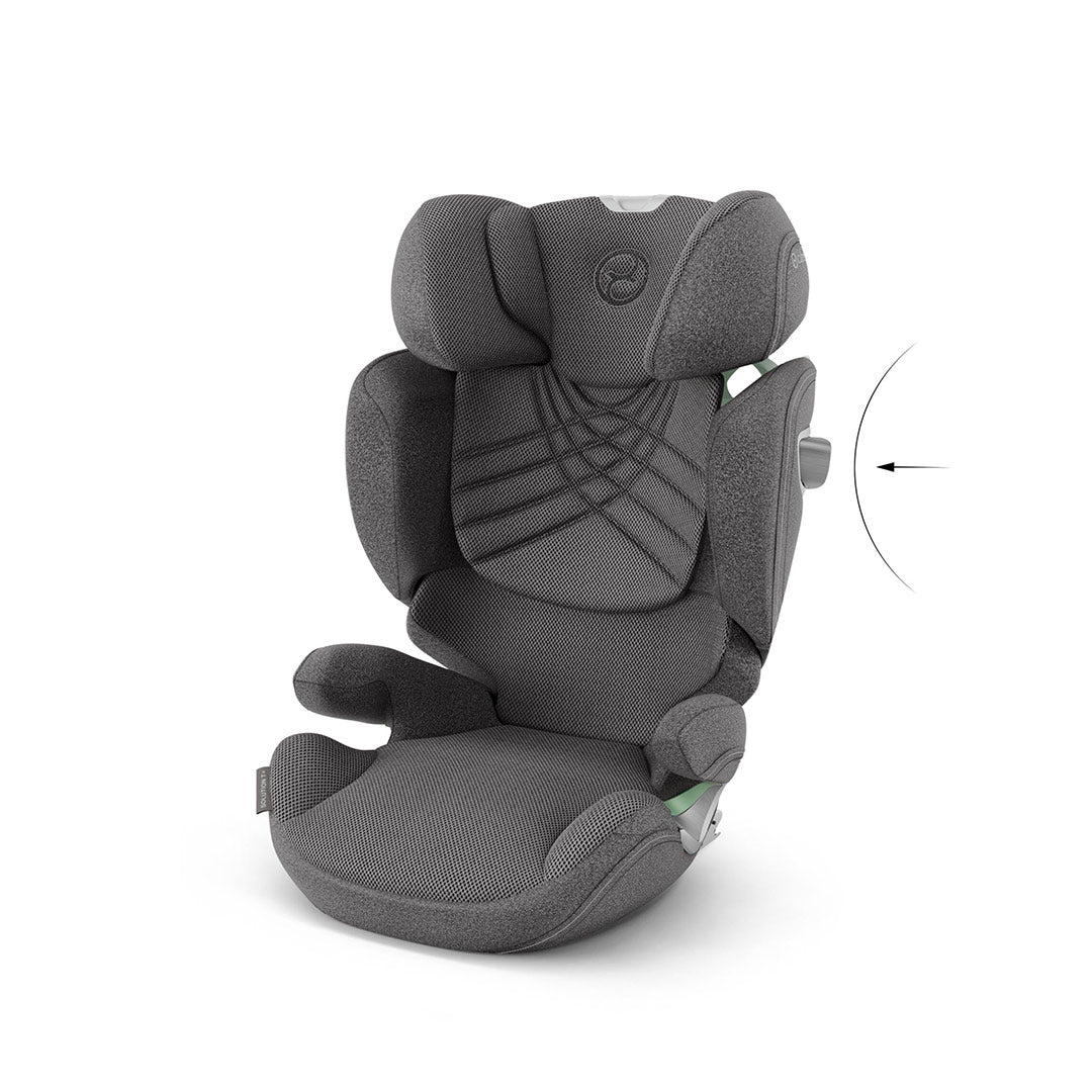 2025 CYBEX Solution T i-Fix Plus kinderzitje �C Groep 2/3, Mirage Grijs, met ISOFIX & in hoogte verstelbare hoofdsteun