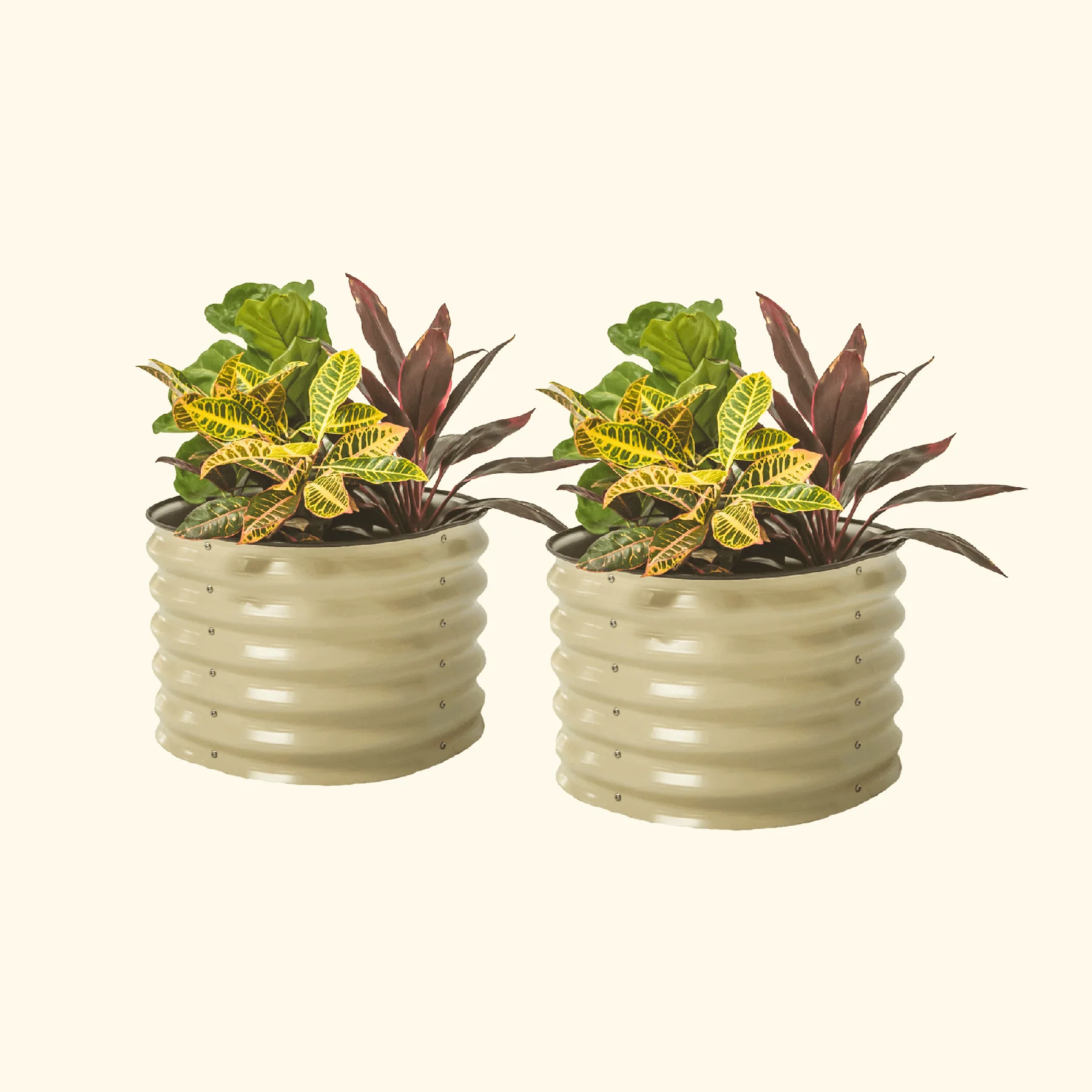Zelfbewaterende plantenbak - set van twee