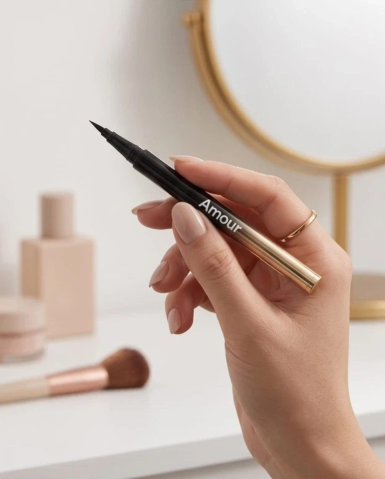 Amour Black Waterproof Pen Precision Liquid Eyeliner Eye Liner MakeUp