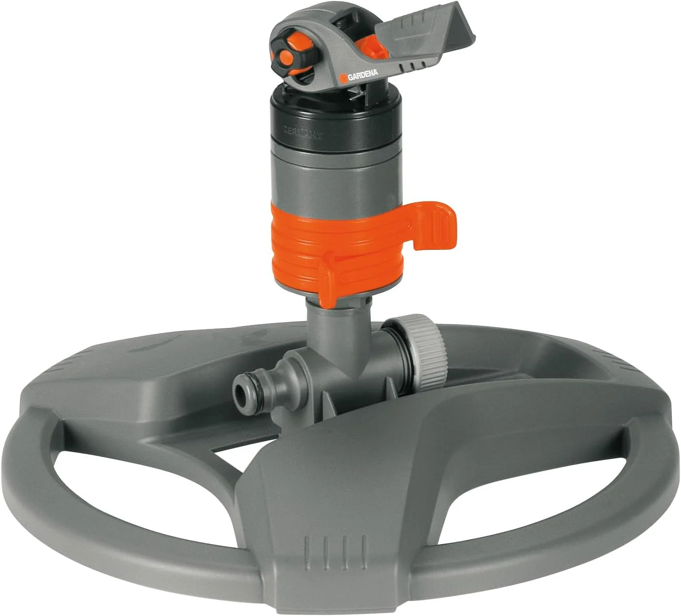 Gardena Comfort veelvlakssproeier AquaContour Automatic: vlakberegening voor de individuele besproeiing van bijna elke tuinomtrek, eenvoudig te programmeren, reikwijdte 2,5-10,5 m (8133-20)
