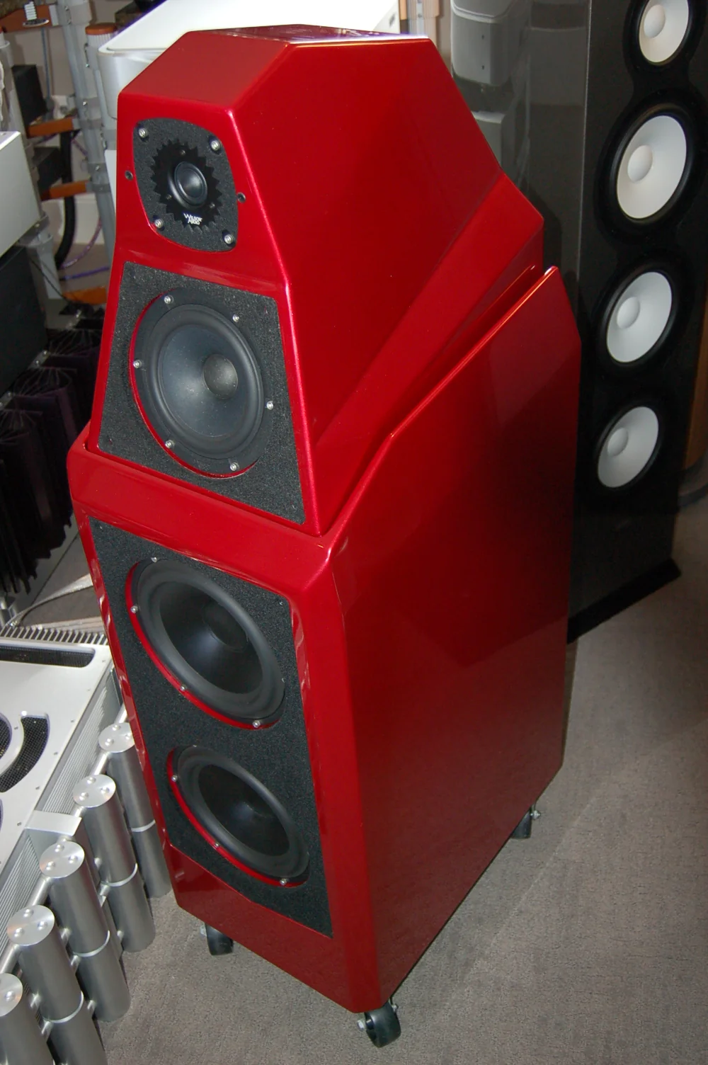 Wilson Audio Sasha Watt Puppy V2- Candy Apple red (pair)