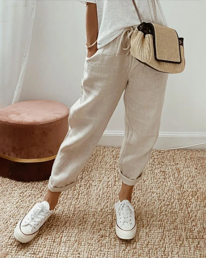 Nat��rliche Texturhose Anti-Transpiration L?ssig & elegant