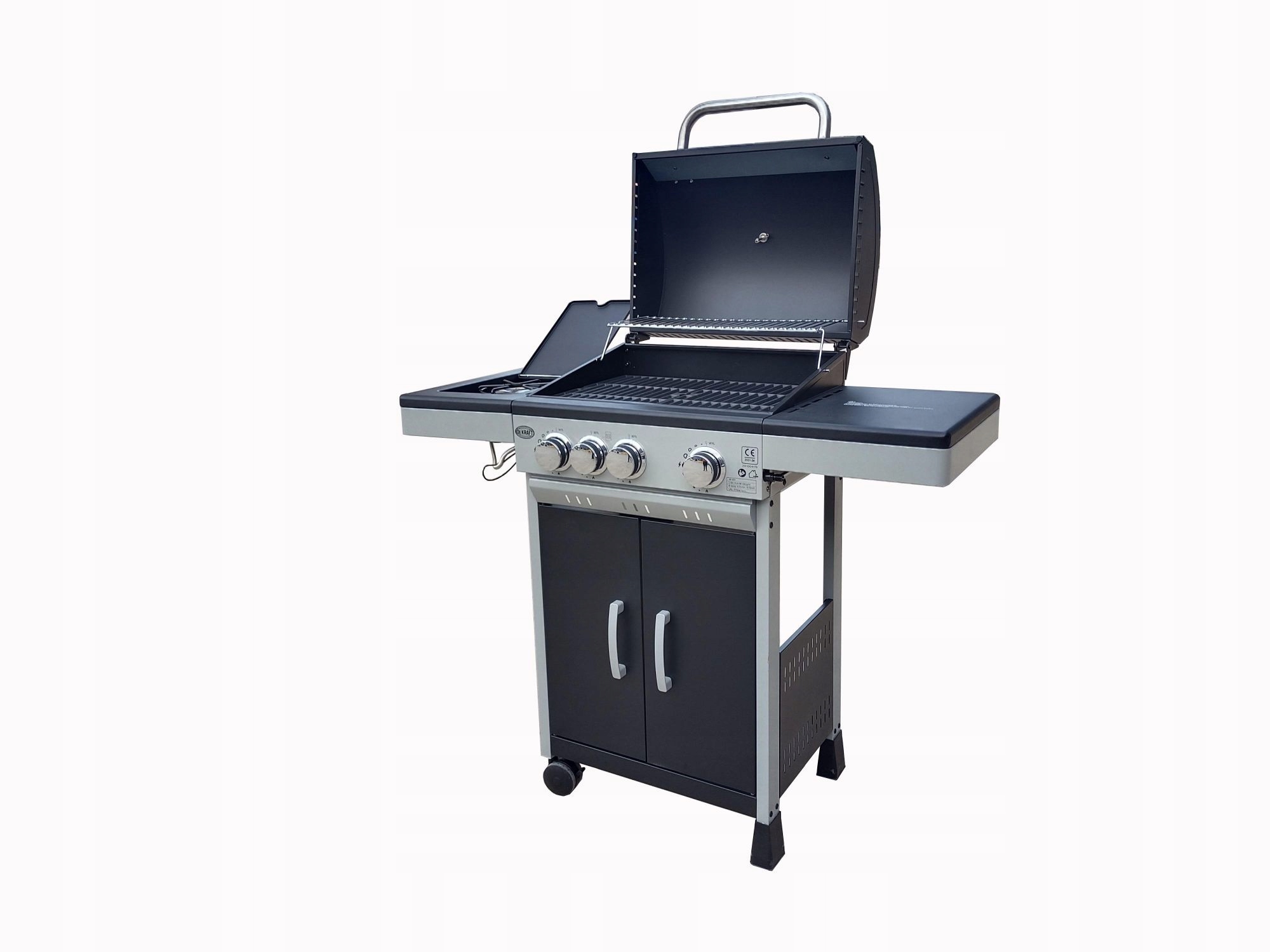 GRILL GAZOWY DE KRAFT 3.1 SZAFKA NA BUTLĘ 11KG RUSZT ŻELIWNY