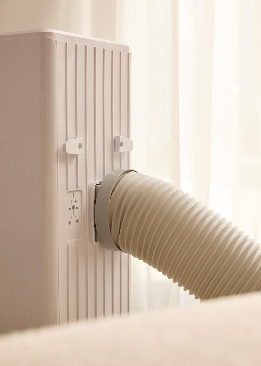 CREATE SILKAIR DUAL CONNECT 9000 / Mobiles 4-in-1-WLAN-Klimagerät 9000 BTU mit Wärmepumpe / mit Absaugset für Schiebefenster, bis zu 20m², 42L, Timer, Sleep-Modus