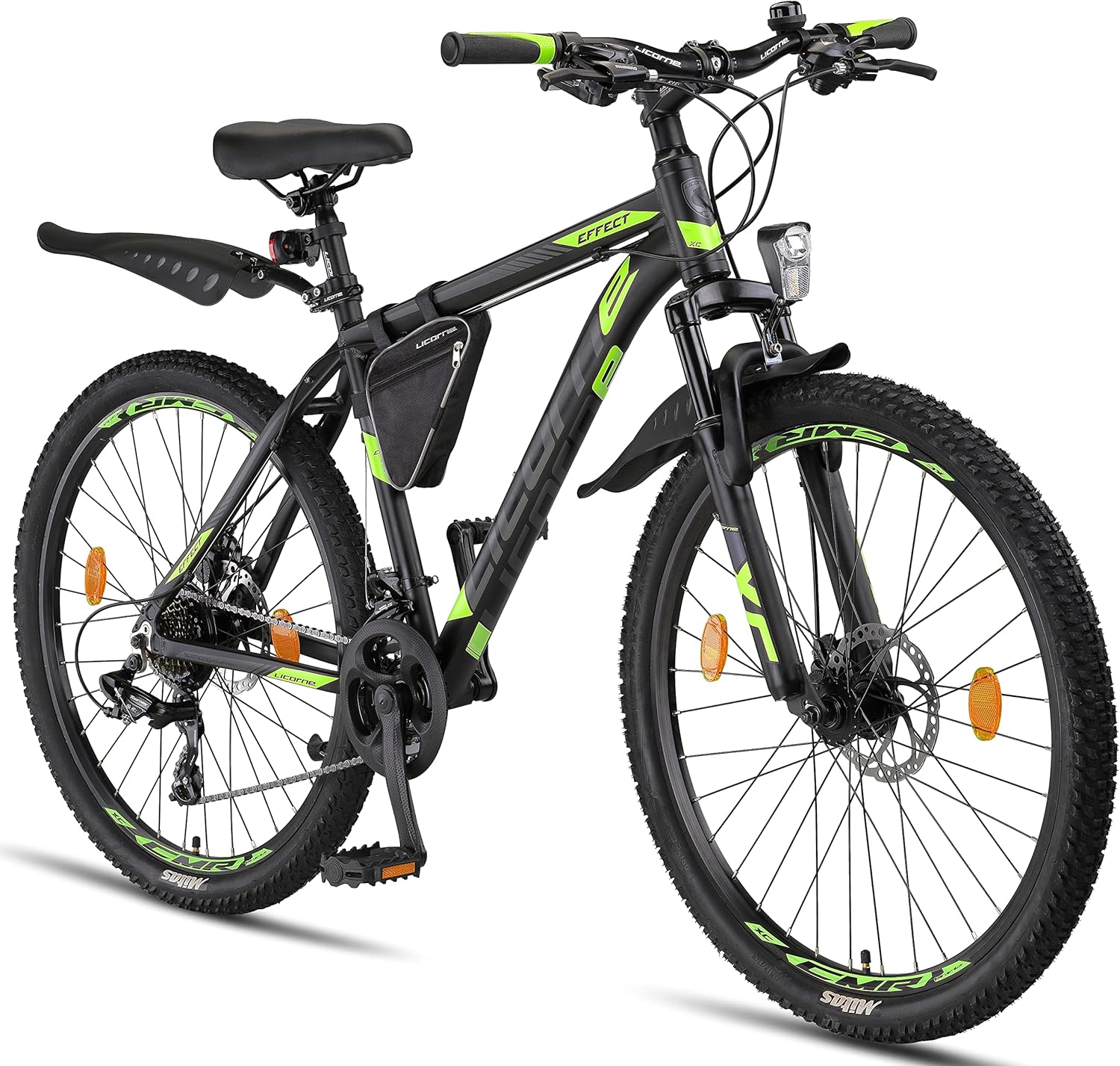 Licorne Bike Effect Premium Mountainbike Aluminium Discbremse Jungen Mädchen 21 Gang