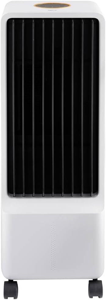 Sygonix Luftkühler 50 W (L x B x H) 272 x 270 x 942 mm Weiß mit Fernbedienung, Oszillierend, Timer, LED-Display