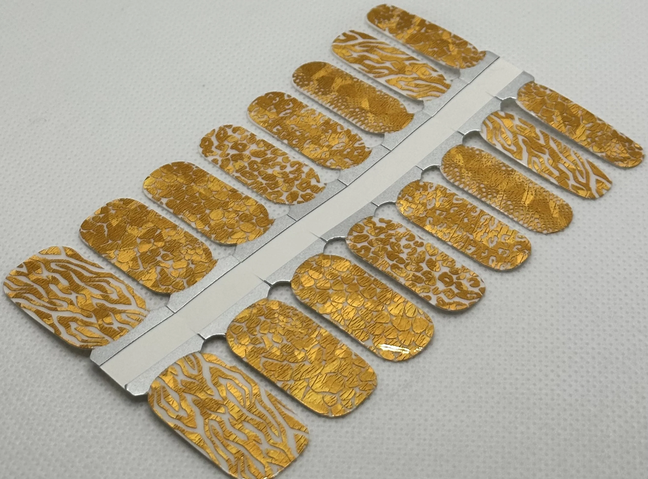 Gold Holo Animal Print