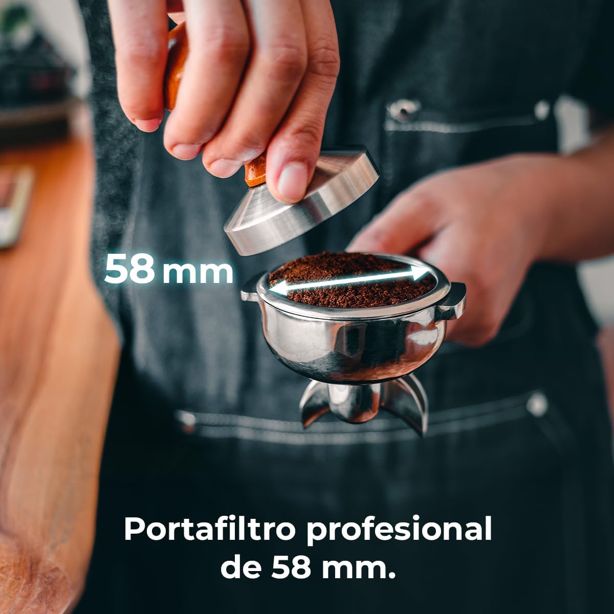 Cecotec Espresso-Kaffeemaschine Barista Baristeo Intima, professionelle Barista-Espressomaschine, Vorbrüh-System, 15 Bar Pumpe, einfaches Befüllen, 1,7L Wassertank und Tassenwärmer