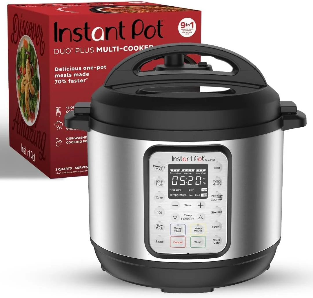 9-in-1 Multicooker. Pressure Cooker. Slow Cook. Rice Maker. Steamer. Saut茅. Yogurt. Warmer & Sterilizer. Includes App With Over 800 Recipes. Stainless Steel. 6 Quarts
