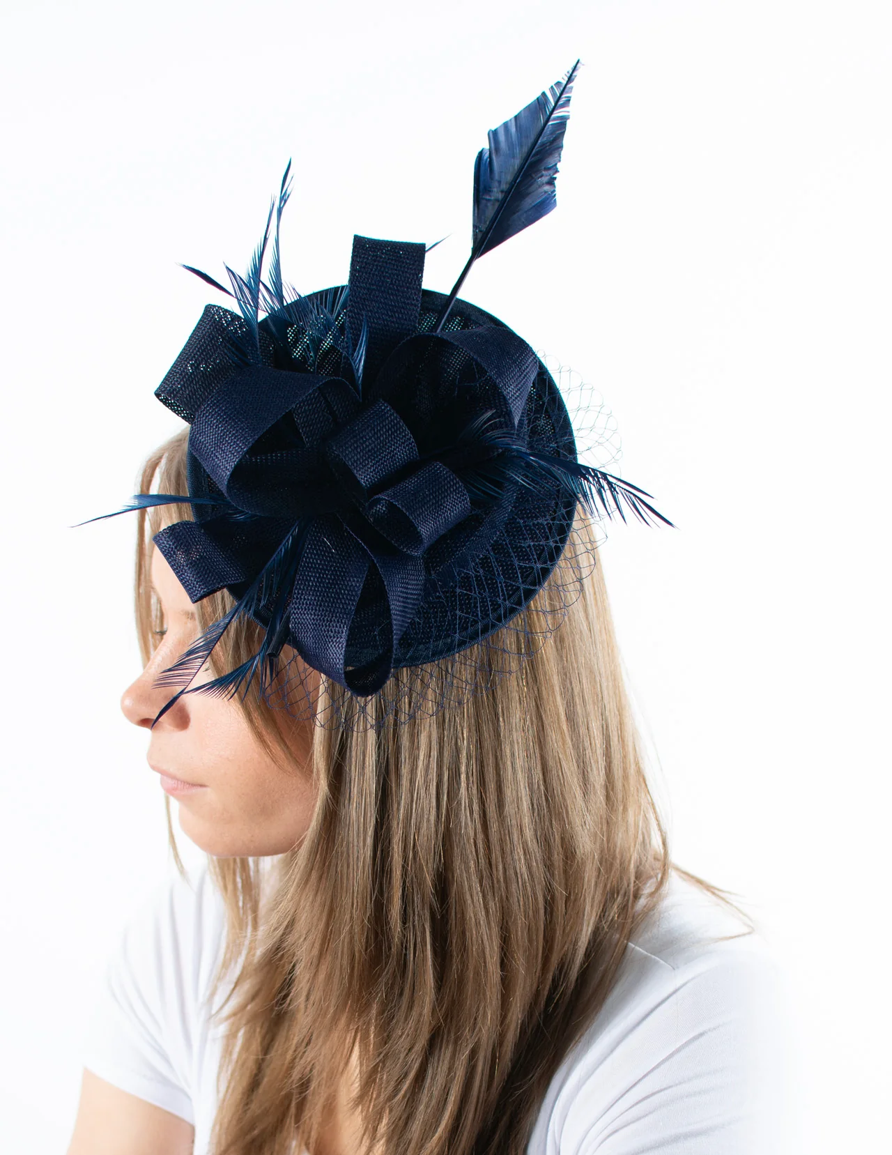 Fascinator | Fancy Hat | Navy