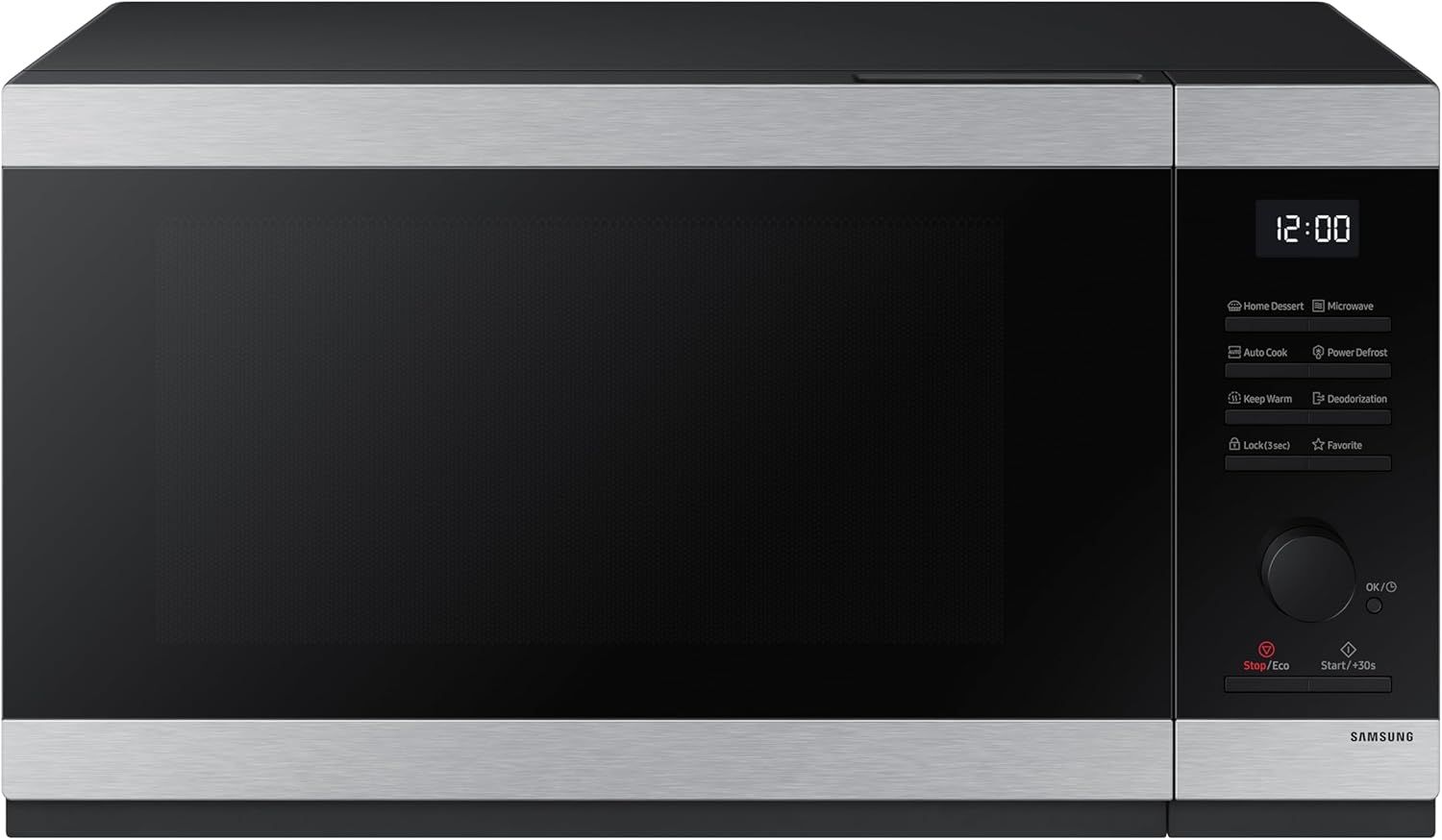 Samsung 1000W Stainless Steel Microwave, Silver Finish, 40L, Ceramic Interior, Easy Controls