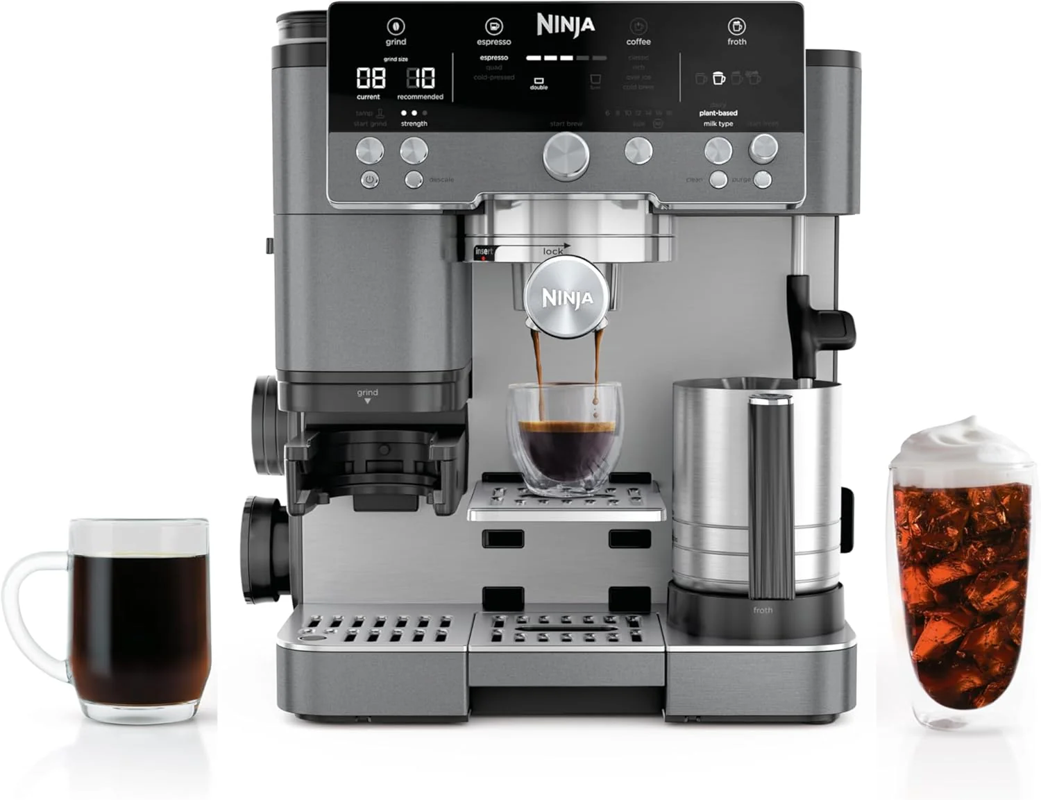 Ninja Luxe Café Premier Series, Espresso Machine, Drip Coffee Maker & Rapid Cold Brew