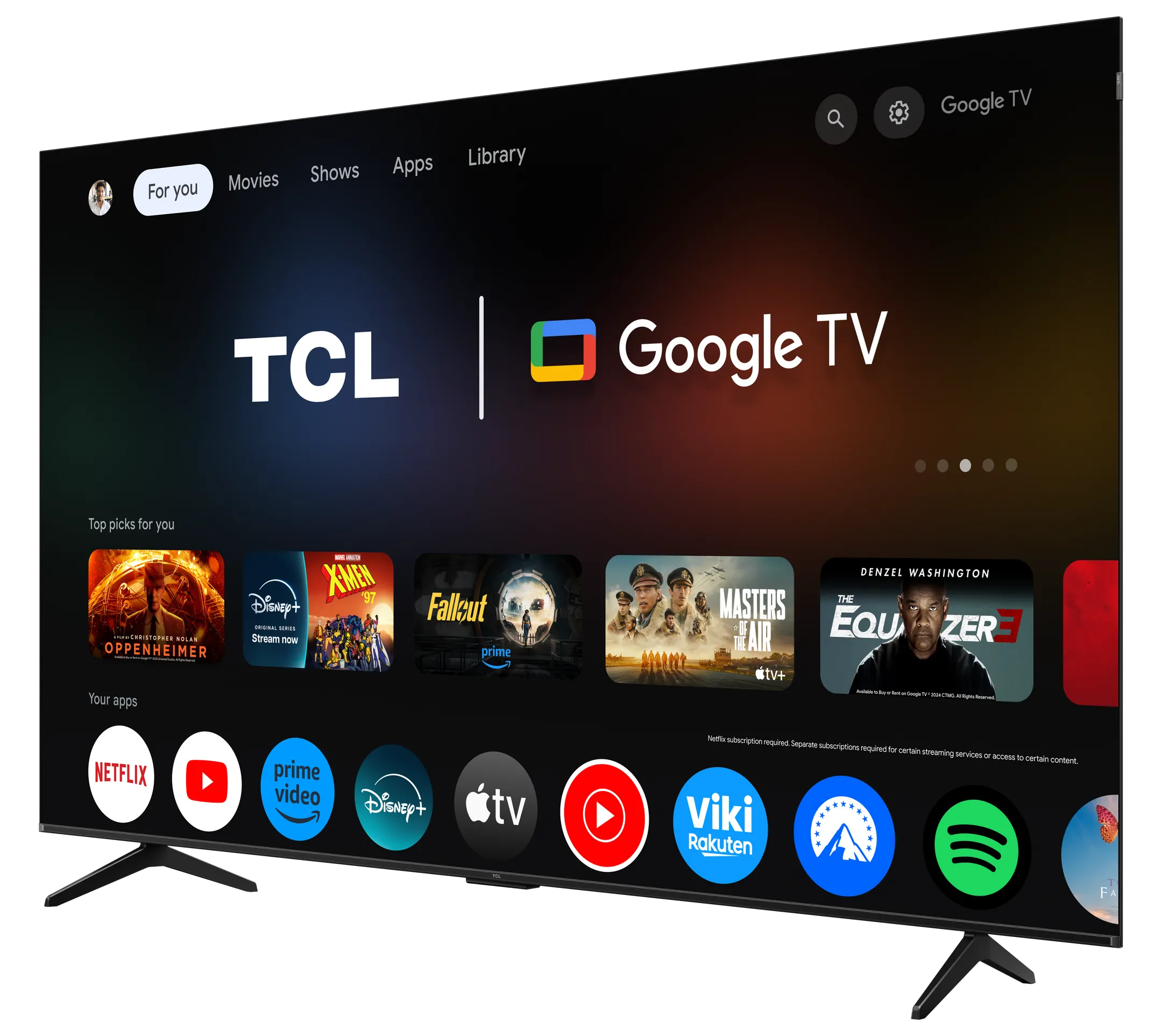 TCL QLED 4K TV 75P79K (2025) - 75 inch