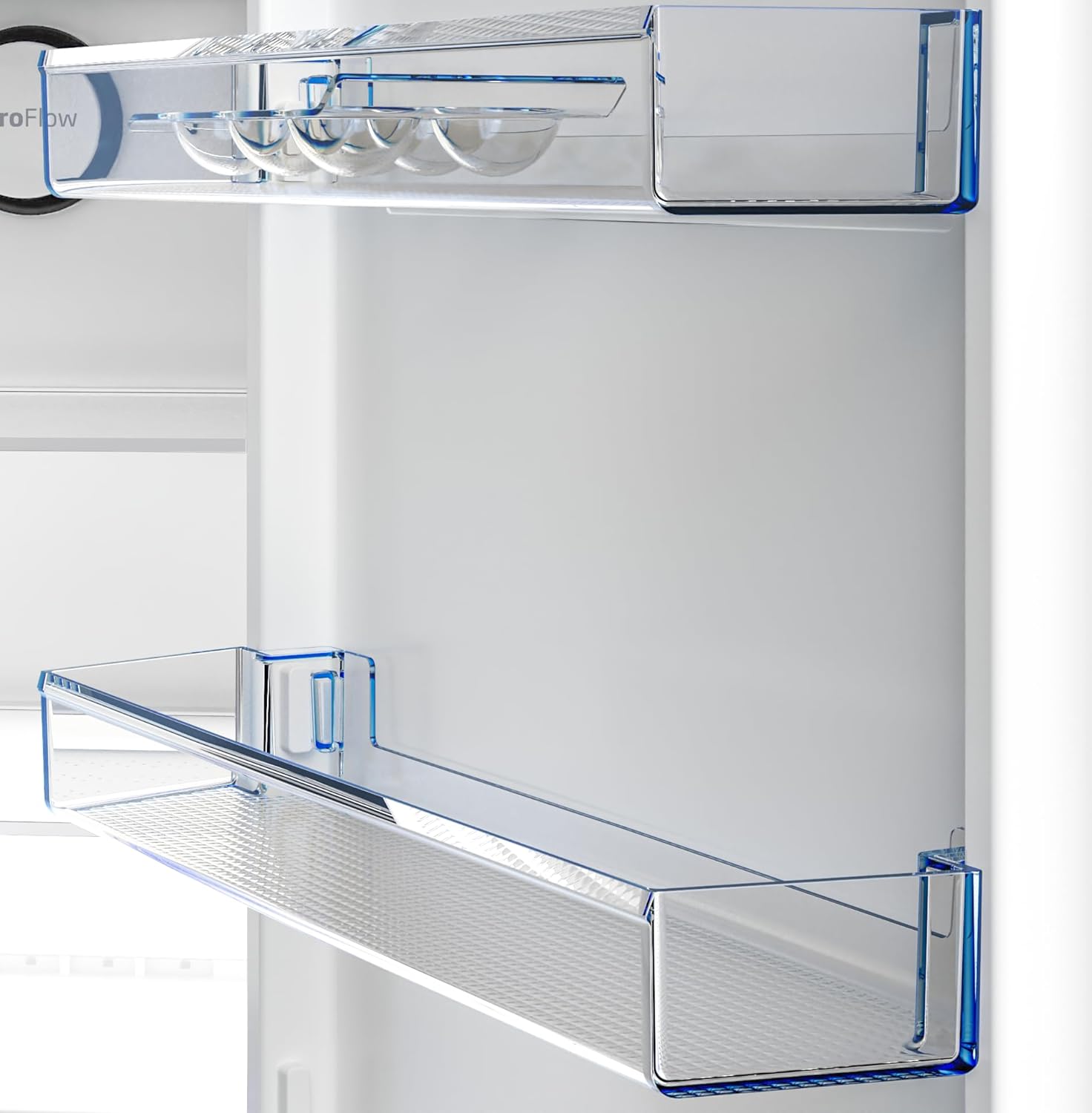 Beko B7RCNE408HG freistehende Kühl/-Gefrierkombination, 355 l Nettovolumen, 249 l Kühlen, 106 l Gefrieren, NoFrost, AeroFlow, HarvestFresh, Multizone, 3 Gefrierschubladen, Manhattan Gray