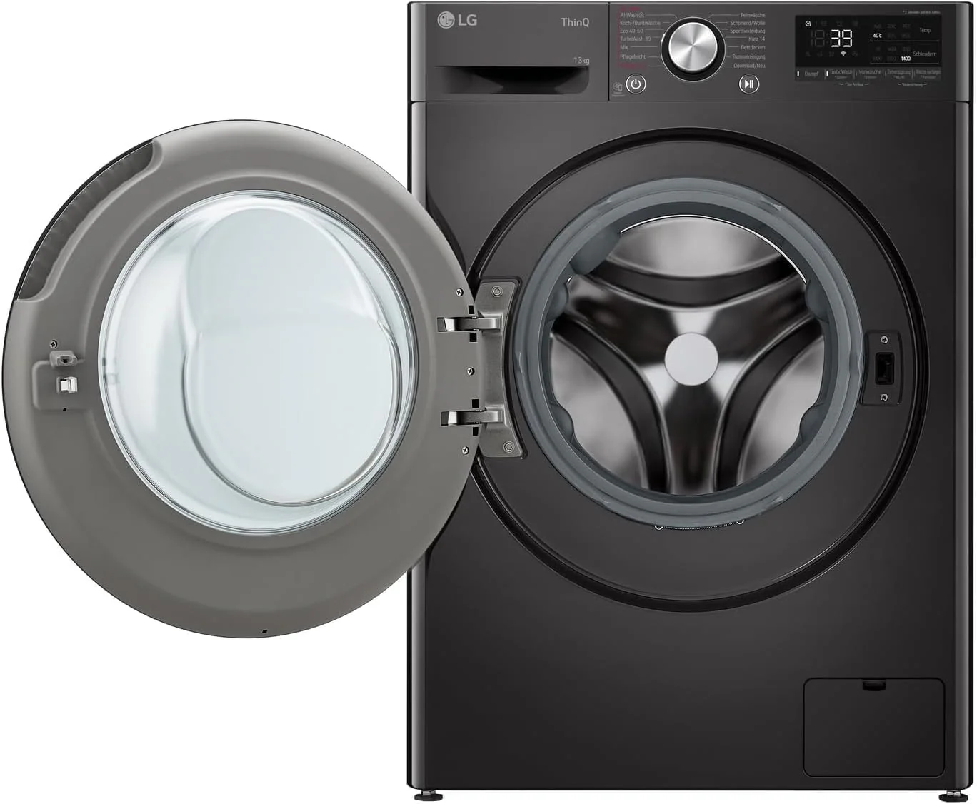 LG F4WV7080, Klasse A, Voorlader Wasmachine 8 kg, 1400 tpm, AI Direct Drive, Wi-Fi, Dieptereiniging met Stoom, Grote Capaciteit, TRIPLE A, Veiligheidsglas Buitendeur, 62 x 60 x 85 cm ? Wit