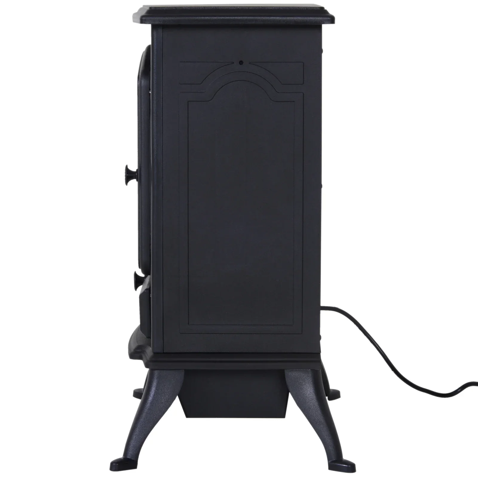 HOMCOM Elektrische haard rustiek design vlameffect