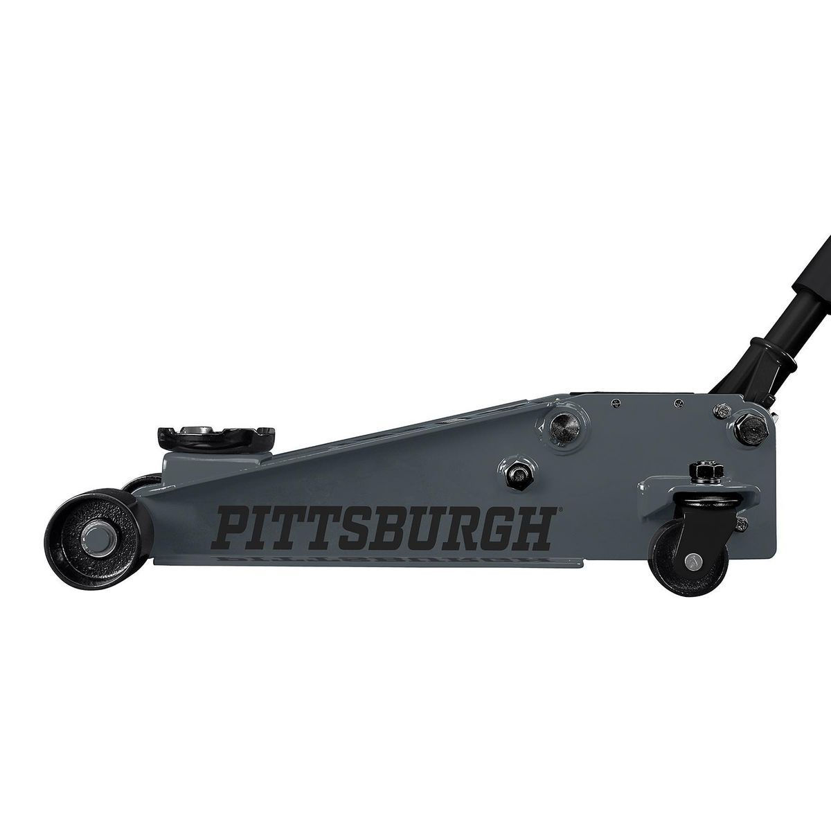 PITTSBURGH 3 Ton Vloerkrik met RAPID POMP, Leigrijs